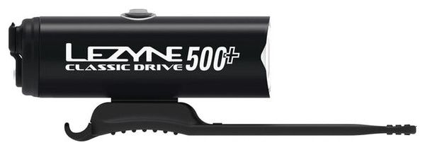 Éclairage Avant Lezyne Classic Drive 500+ Noir