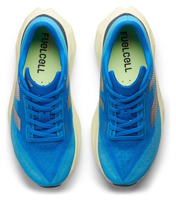 New Balance FuelCell Rebel v4 Blauw Geel Damesschoenen