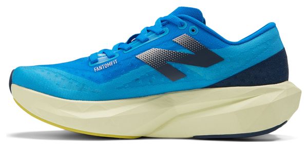 New Balance FuelCell Rebel v4 Blauw Geel Damesschoenen