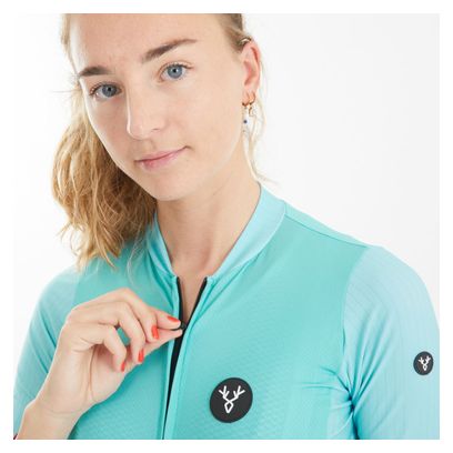 Maglia LeBram Izoard Donna a Maniche Corte Verde Menta