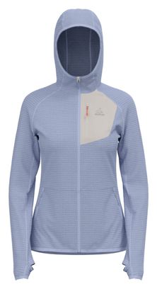 Odlo Ascent Women's Hooded Fleece Blue/Gray