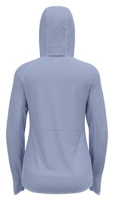 Polaire à Capuche Femme Odlo Ascent Bleu/Gris