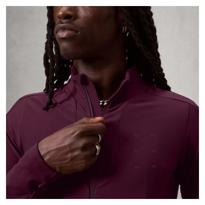 Endura AllTrack Race Roubaix paars herenfietsshirt met lange mouwen