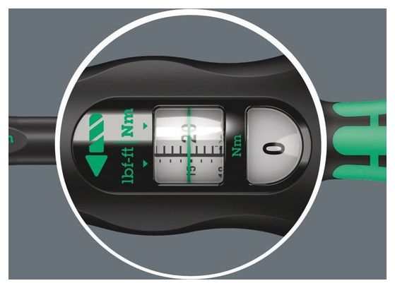 Wera-Clé dynamométriqueHex 2 5 - 25 Nm-Click-Torque A 6