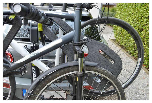 Set 2 mousses de protection de transport vélo