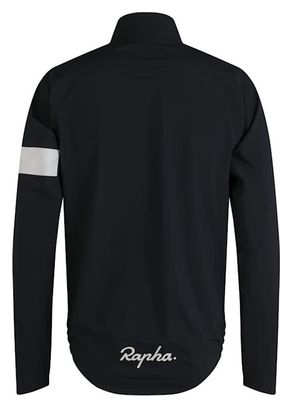 Veste imperméable Rapha Core Rain Jacket Noir/Blanc Homme