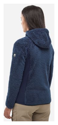 Pile Millet Chamonix Highloft Hoodie blu da donna