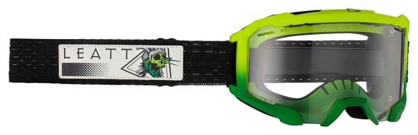 Máscara Leatt MTB Velocity 4.0 Verde Zombie - Cara Transparente 83%