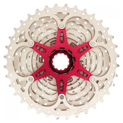 Cassette VTT SUNRACE 10V CSMX0 Argent