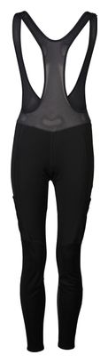 Poc Women's Thermal Cargo Bib Shorts Uranium Black