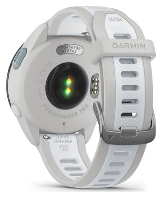 Montre de Sport Garmin Forerunner 165 Music Gris Mist Blanc Whitestone