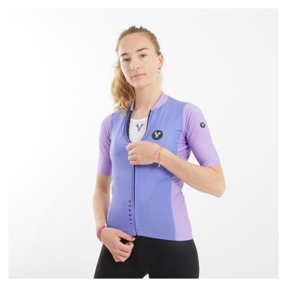 LeBram Izoard Women Short Sleeves Jersey Lila Purple