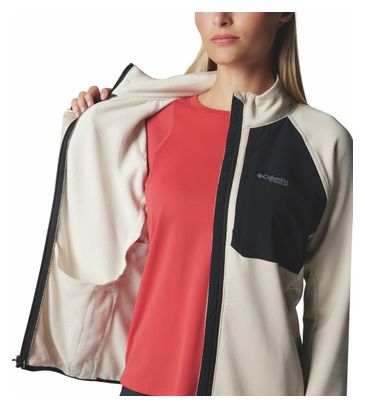 Forro polar Columbia Triple Canyon Grid Full Zip Beige, Mujer