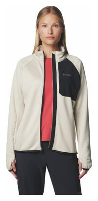 Forro polar Columbia Triple Canyon Grid Full Zip Beige, Mujer