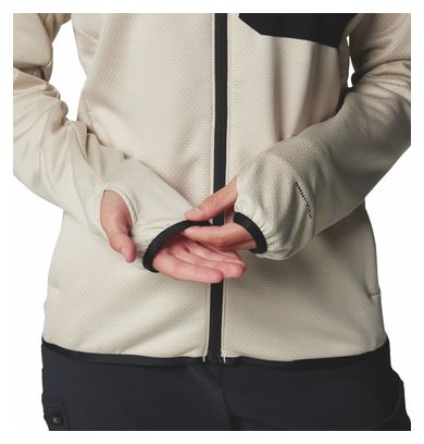 Forro polar Columbia Triple Canyon Grid Full Zip Beige, Mujer