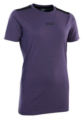 Maglia a maniche corte MTB ION da donna Purple