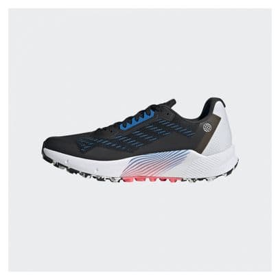 Trail Running Shoes Adidas Terrex Agravic Flow 2 Black Blue Red