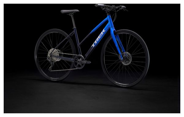 Trek FX 3 Disc Stagger Fitness Bike Shimano Deore 10V 700 mm Blauw 2022