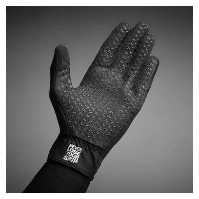 Pair of Gripgrab Raptor Gloves Windproof Lightweight Full Finger Black