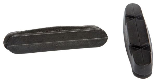 PATIN DE FREIN ROUTE FIBRAX NOIR POUR CAMPAGNOLO (PAIRE)