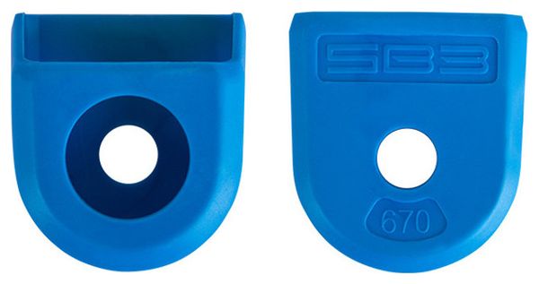 Paar SB3 Crank Protectors Blauw