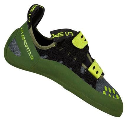 Chaussons d'escalade La Sportiva GeckoGym Vegan Vert Homme