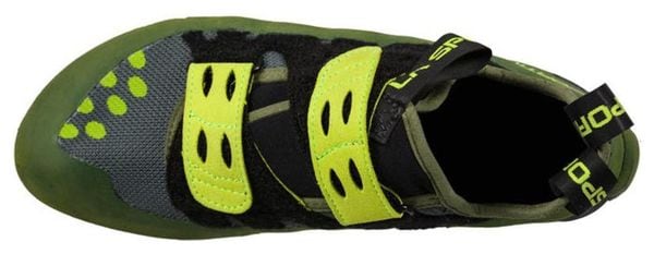 Chaussons d'escalade La Sportiva GeckoGym Vegan Vert Homme