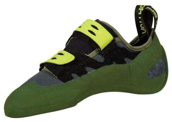 Chaussons d'escalade La Sportiva GeckoGym Vegan Vert Homme