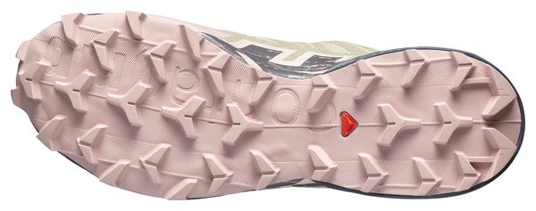Chaussures Trail Salomon Speedcross 6 GTX Kaki/Rose Femme