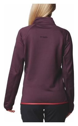 Columbia Triple Canyon Grid Full Zip Polare Violet Donna