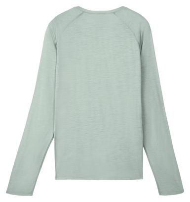 Camiseta Trail NNormal Merino 02 Verde para mujer