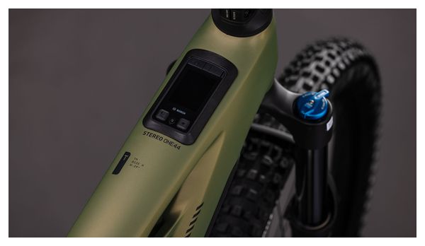 VTT Électrique Tout-Suspendu Cube Stereo Hybrid One44 HPC TM 800 Sram GX Eagle AXS 12V 800 Wh 27.5'' Vert Reed Matrix 2026