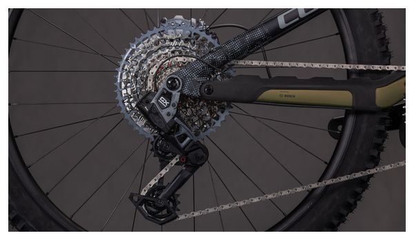 VTT Électrique Tout-Suspendu Cube Stereo Hybrid One44 HPC TM 800 Sram GX Eagle AXS 12V 800 Wh 27.5'' Vert Reed Matrix 2026
