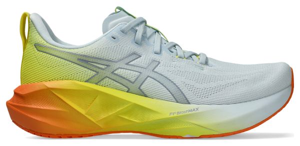 Zapatillas de running Asics Novablast 5 Sunny Sizzle azul/amarillo/naranja para hombre