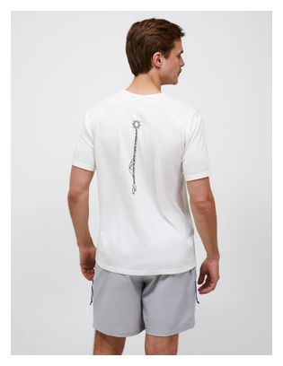 T-Shirt Peak Performance Wool Blend Blanc Homme