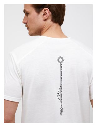 T-Shirt Peak Performance Wool Blend Blanc Homme