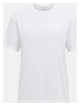 T-Shirt Peak Performance Wool Blend Blanc Homme
