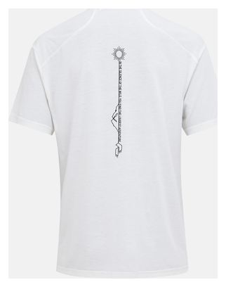 T-Shirt Peak Performance Wool Blend Blanc Homme