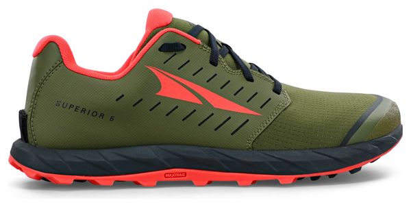 Altra Superior 5 Green Orange Running Shoes