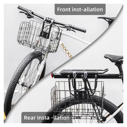 Panier avant robuste facile à installer pour VTT/Cruiser/Trottinette