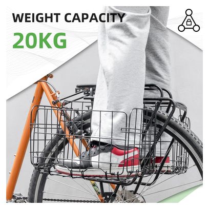 Panier avant robuste facile à installer pour VTT/Cruiser/Trottinette