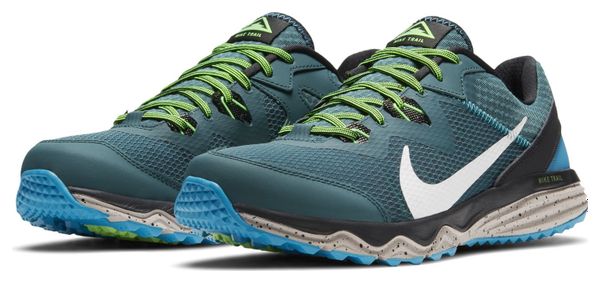 Nike Juniper Trail Running Schuhe Blau Grün