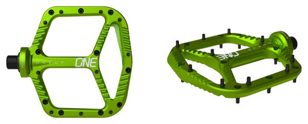 OneUp Pedals Aluminium Green Alltricks