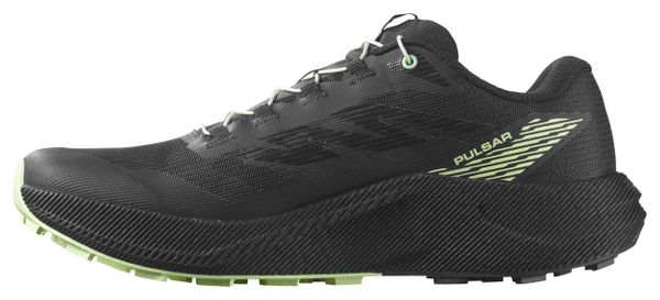 Chaussures Trail Salomon Pulsar Noir/Vert Homme