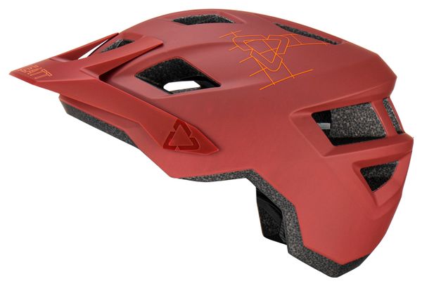 Casque VTT Leatt AllMtn 1.0 V23 Lava Rouge