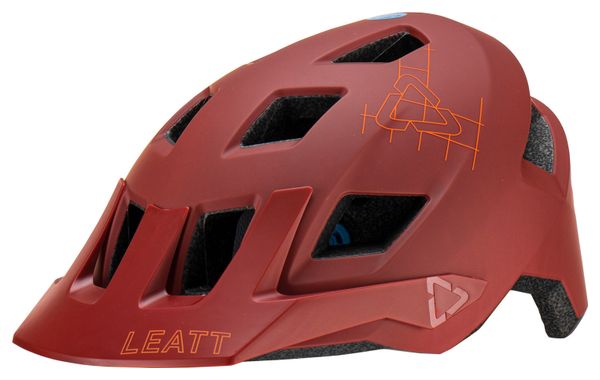 Casque VTT Leatt AllMtn 1.0 V23 Lava Rouge