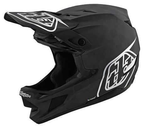 Integrierter Helm Troy Lee Designs D4 Carbon Mips Stealth Schwarz / Silber