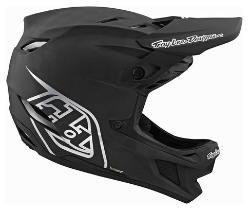 Casco Integrale Troy Lee Designs D4 Carbon Mips Stealth Nero / Argento