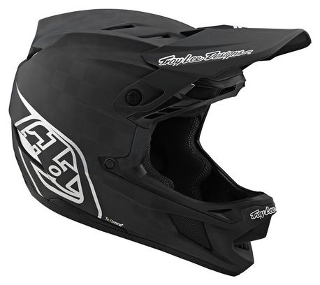 Casque Intégral Troy Lee Designs D4 Carbon Mips Stealth Noir/ Argent