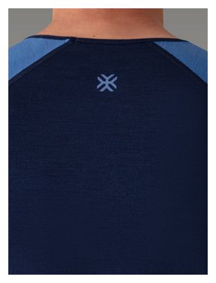 AYAQ Biafo Merinos Korte Mouw Trui Blauw